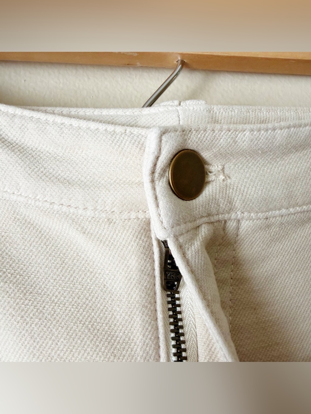 Faherty | Stretch Terry Patch Pocket Pants Jeans Cream Size 27 - Picture 5 of 9